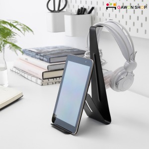 [IKEA] MOJLIGHET 헤드셋 겸 태블릿 거치대/휴대폰거치대 (블랙) 804.342.78