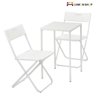 [IKEA] FEJAN 소형 테이블과 의자 2개세트 (화이트) 204.872.17/902.553.08
